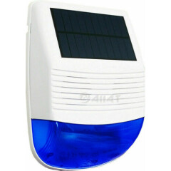 Wireless Outdoor Solar Powered Low Power LED Bell Box Siren for GSM WIFI Alarm