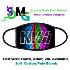 KISS Face Mask KISS Dynasty LP Sleeve Art | Suppport Unsigned Bands Roadies 