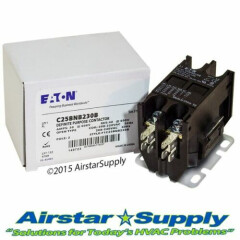 C25BNB230B Eaton / Cutler Hammer Contactor - 30 Amp / 2 Pole / 208/240V Coil