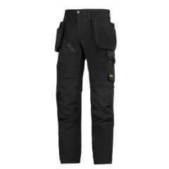 Snickers Trousers 6203 Ruffwork Holster Pocket Trousers Mens Black SnickerDirect