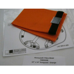 Fibre-Metal FMSS20E 12" x 14" Sunguard - Orange - Prepaid Shipping (FM-SS2-OE) 