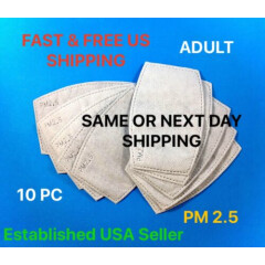 PM 2.5 Filter Insert for Mask Adult FAST USA SHIPPING 10-pack PM2.5 5 Layers US