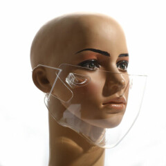 Transparent Protective Mask Face Shield Reusable Dust-proof Protect Clear Ma F1