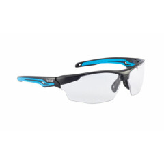Bolle Tryon Safety Glasses Black/Blue Frame Clear Platinum Anti-Fog Lena 40301
