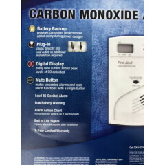 First Alert 614614 Dual Power Carbon Monoxide Alarm NEW SEALED (Read)!!!