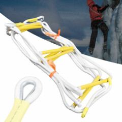 16 ft Emergency Fire Escape Ladder Rope High-Altitude Operation Portable Ladder