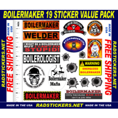 19 super value assorted boilermaker sticker pack SH-54