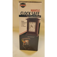 Premium MANTLE Clock Hidden Big Safe Secret Jewelry Security Money Cash Keys Box