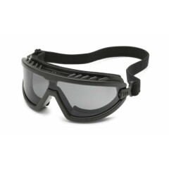 Gateway Wheelz Foam Padded Anti Fog Smoke/Gray Black Safety Goggles Glasses Z87+