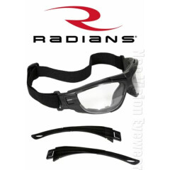 Radians Cuatro 4-in-1 Bifocal/Clear/Anti Fog Safety Glasses Goggles Foam Padded
