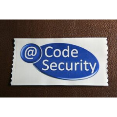 10x @Code Security Sticker Burglar Alarm Bell Box Decoy Dummy Office Home Window