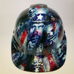 VENTED CAP STYLE Hard Hat custom hydro dipped EVIL UNCLE SAM AMERICAN EDITION 