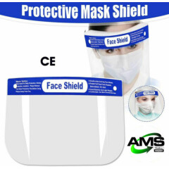 Full Face Covering Visor Mask Shield Protection Reusable Splash Guard Safety