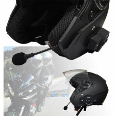 BT-10 Rechargeable Bluetooth Helmet Headset Handsfree Speaker W/Mic For Motobike