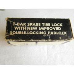 T-BAR SPARE tire LOCK Double LOCKING PADLOCK DH Dale Hampton pickups GMC Ford Ch