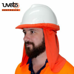 UVeto Hard Hat Flap Sun Protection UPF50+ 100% Cotton