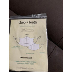 NIP Face Mask w/ filter pockets by theo & leigh