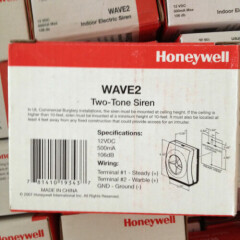 Honeywell Wave2 Two Tone Siren 15 watt surface mount