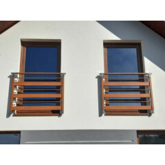 French Balcony Stainless Steel Bar Railing Balcony Grille Window Grilles Railings