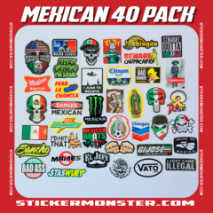 MEXICAN CHINGON Hard Hat Stickers 40 MEXICO HardHat Sticker Pegatinas cascos 