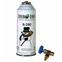 R290 Refrigerant with Top Tap & Adapter #9935
