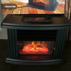 Any Room Electric Fireplace Space Heater Flame Stove W/ 3D Flame Effect Indoor