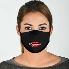 Zipped Lips Fun Cotton Face Covering/Masks. Washable, Comfortable Fit (1)