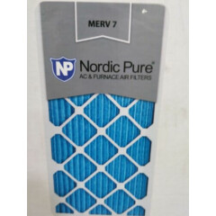 20 x 22 x 1 Basic Dust Pleated MERV 7 - FPR 5 Air Filter (6-Pack) by Nordic Pure
