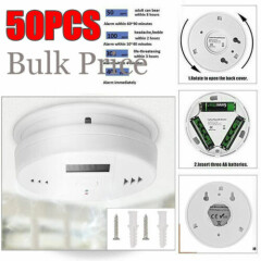 50PCS LCD CO Carbon Monoxide Detector LCD Gas Audio Warning Sensor BULK PRICE