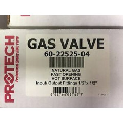 60-22525-04 Protech Gas Valve 602252504 (NEW)