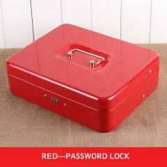 Portable Safes Storage Cash Box Money Drawer Key Lock / Password Lock Safe Lock 