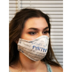 Christian Face Mask The Lord Is My Shepherd Double Layer reusable US Made