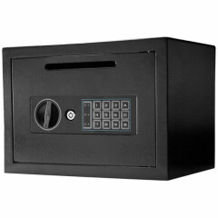 Barska Compact Keypad Depository Safe w/ Drop Slot & Back up Keys, AX11934