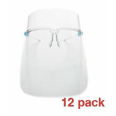 Face Shield with Glasses - 12 pcs