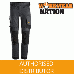 Snickers 6341 AllroundWork Stretch Kneepad Trousers - Steel Grey