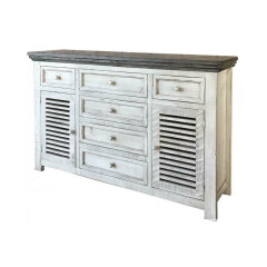 Crafters and Weavers Stonegate 6 Drawer Sideboard