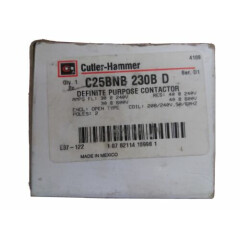 Cutler-hammer C25BNB 230B D Definite Purpose Contactor