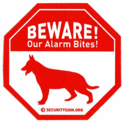 2 Alarm Stickers 5 Security Camera Decals 2 Dog Warning Sticker See Store