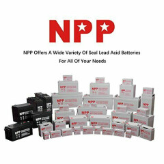NPP 6V 9Ah Rechargeable SLA Battery For Alarm Kid's Scooter MX 6-7Ah UB670