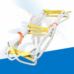 Rescue Rope Ladder 17FT Escape Ladder Home Emergency Work Safety Response Fire
