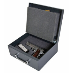 AMSEC EZ Handgun Safe Steel Pistol Box Conceal Weapon Carry Handle PS1208EZ