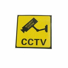 6Pcs Home CCTV Surveillance Security Camera Video Sticker Warning Decal SignP'ca