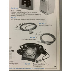 FBII Fire Burglary Instruments Tape Dialer Programmer