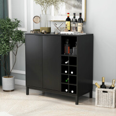 34" Sideboards Buffets Storage Coffee Bar Cabinet Wine Racks Server furniture