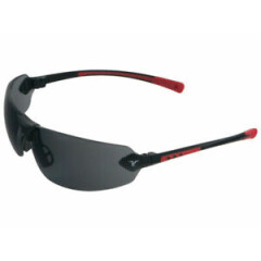 Encon Veratti 429 Safety/Sun Glasses with Grey Lens Red Frame ANSI Z87.1