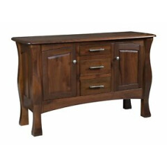 Amish Transitional Dining Room Sideboard Server Reno Solid Wood 63"