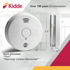 Kidde I12010SCO Combination Smoke and Carbon Monoxide Alarm White