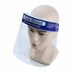 5 Pieces Safety Face Shield Anti-Splash Anti Fog With Foam Headband