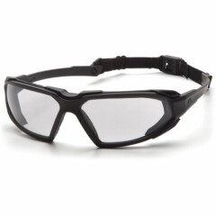 Pyramex Safety Glasses Highlander - SBB5010DT - Matt Black/ Clear AF Lens