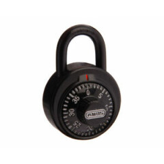 COMBINATION PADLOCK ABUS - Locker , Gate Security ( Black )